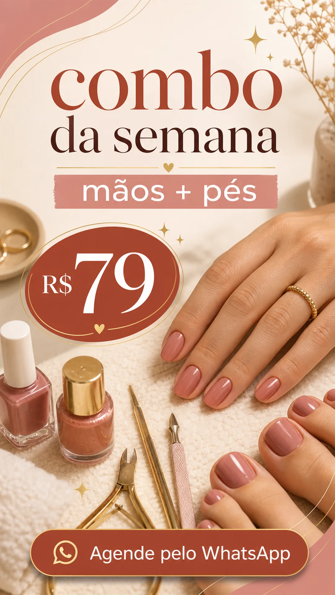 Story profissional montado com figurinhas do pack