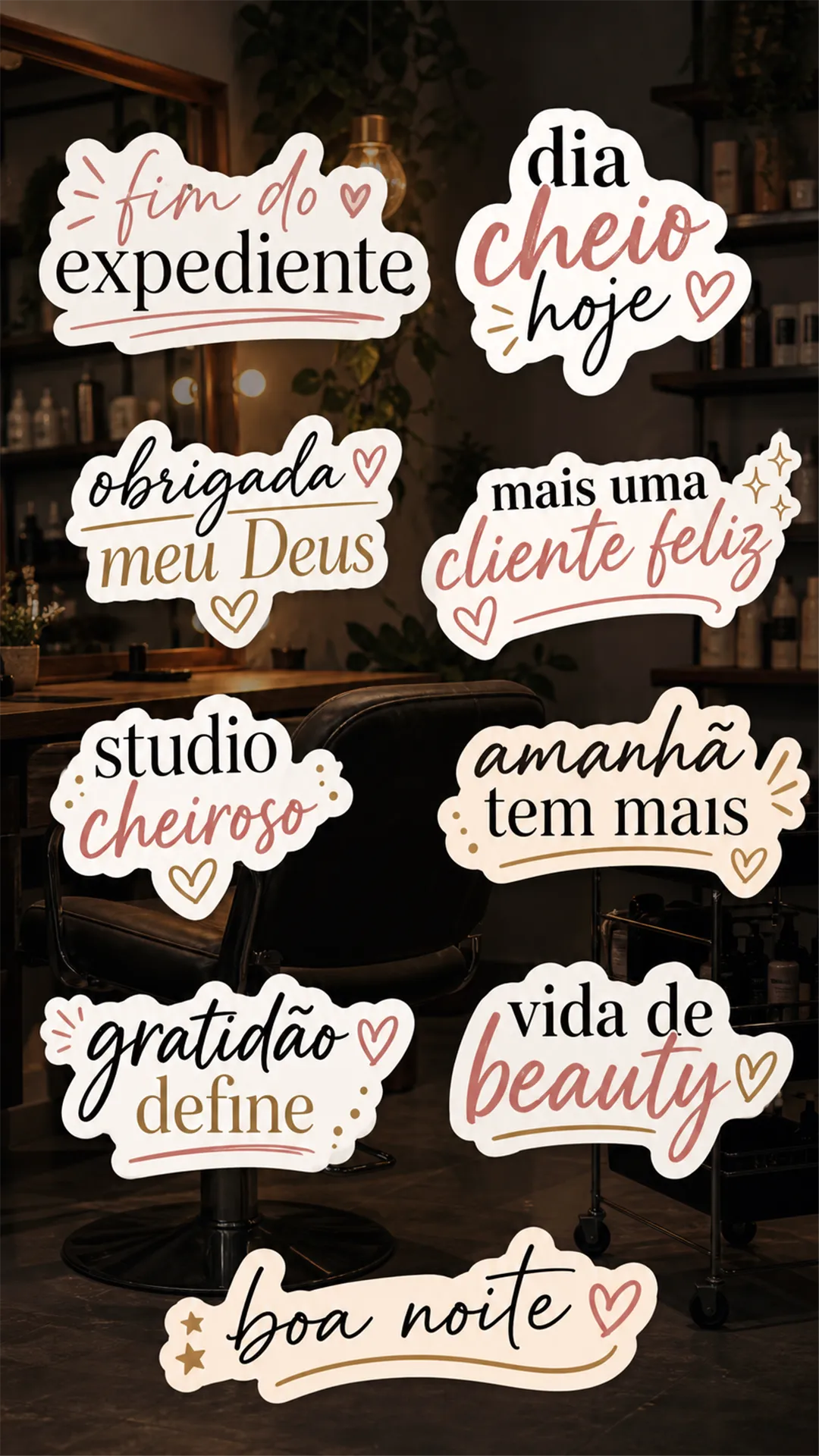 Story real cheio de figurinhas do pack sobre foto do dia a dia