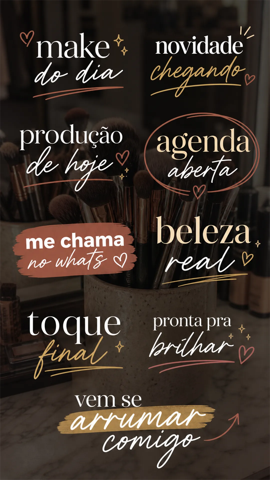Story real cheio de figurinhas do pack sobre foto do dia a dia